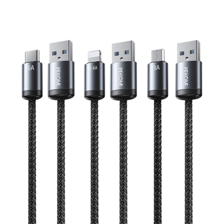 Cavo ricarica rapida USB Type-C WK WDC-32a 1 metro 6A