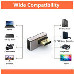 Adattatore DisplayPort maschio a femmina angolo retto 8K DP 1.4