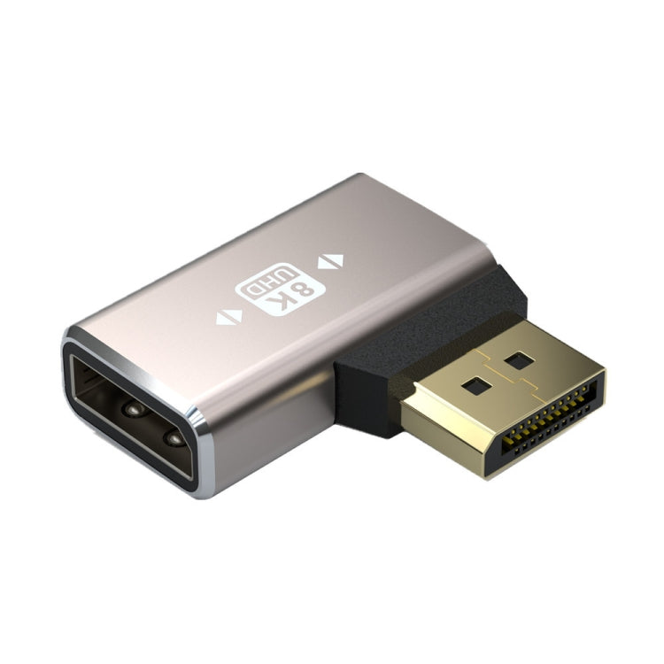 Adattatore DisplayPort maschio a femmina 8K 60Hz angolo