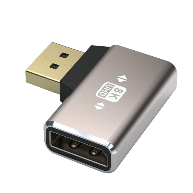 Adattatore DisplayPort maschio a femmina 8K 60Hz angolo