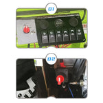 Selettore batteria auto 300A isolatore 12/24V