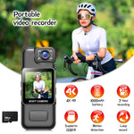 Registratore da viaggio HD 4K con rotazione a 180° e WiFi