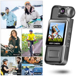 Registratore da viaggio HD 4K con rotazione a 180° e WiFi