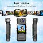 Registratore da viaggio HD 4K con rotazione a 180° e WiFi