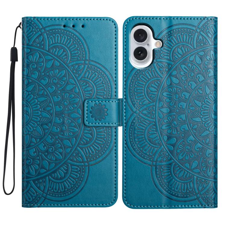 Custodia portafoglio in pelle con stampa floreale per iPhone 17 P