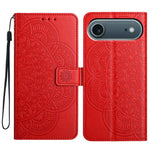 Custodia portafoglio in pelle con stampa floreale per iPhone 17 P