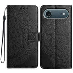 Custodia portafoglio in pelle con stampa floreale per iPhone 17 P