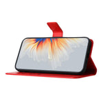 Custodia portafoglio in pelle con stampa floreale per iPhone 17 P