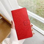 Custodia portafoglio in pelle con stampa floreale per iPhone 17 P