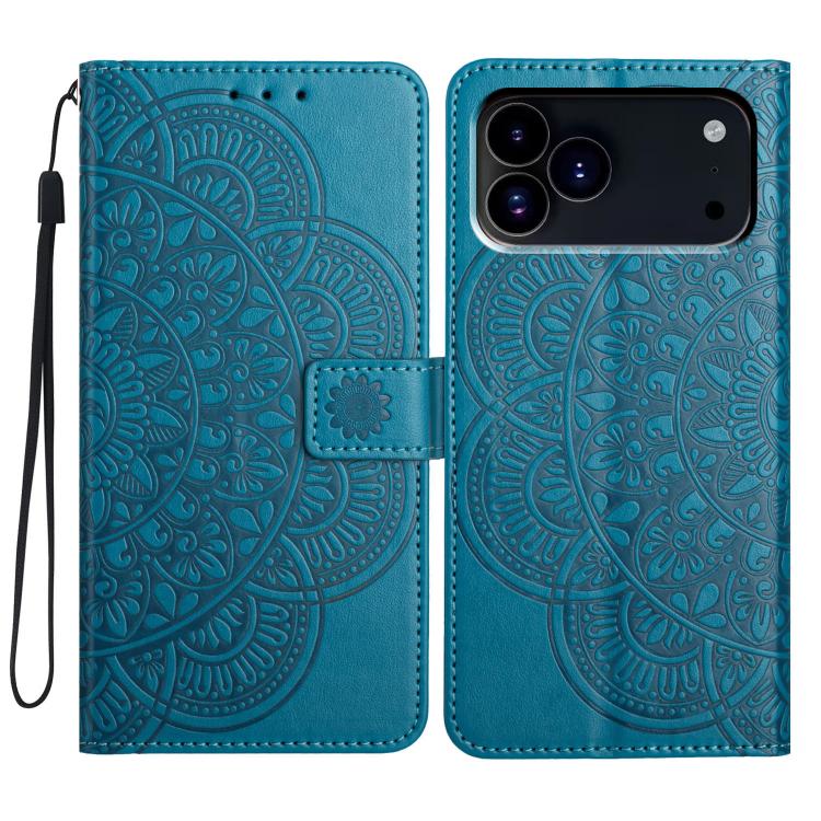Custodia portafoglio in pelle con stampa floreale per iPhone 17 P