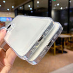 Custodia antiurto in TPU trasparente per iPhone 16e
