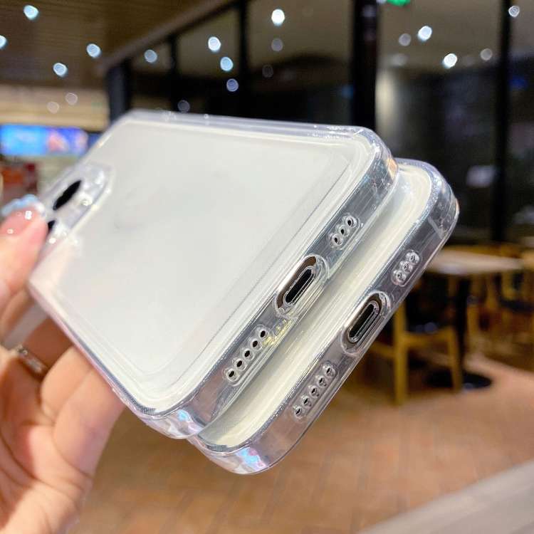 Custodia antiurto in TPU trasparente per iPhone 16e