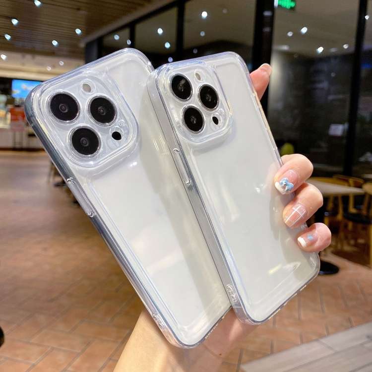 Custodia antiurto in TPU trasparente per iPhone 16e