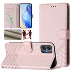 Custodia in pelle con stampa a nido d'ape e protezione RFID per Samsung Galaxy