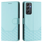 Custodia in pelle con stampa a nido d'ape e protezione RFID per Samsung Galaxy
