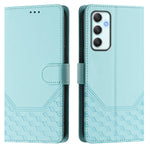 Custodia in pelle con stampa a nido d'ape e protezione RFID per Samsung Galaxy