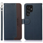 Custodia portafoglio in pelle RFID per Samsung Galaxy S25 Ultra