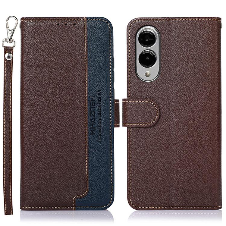 Custodia portafoglio in pelle RFID per Samsung Galaxy S25 Ultra