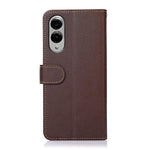 Custodia portafoglio in pelle RFID per Samsung Galaxy S25 Ultra