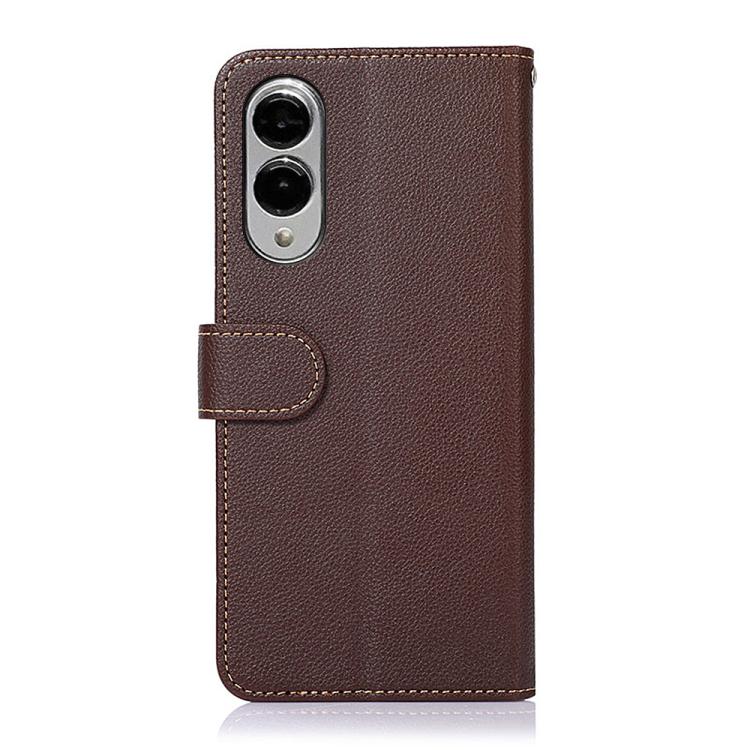 Custodia portafoglio in pelle RFID per Samsung Galaxy S25 Ultra
