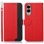 Custodia portafoglio in pelle RFID per Samsung Galaxy S25 Ultra