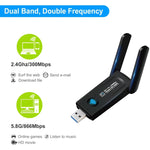 Scheda di rete wireless USB 3.0 dual band 1200Mbps WiFi