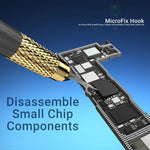 MicroFix DA12 Gancio per Pulizia PCB con Supporto in Fibra di Car
