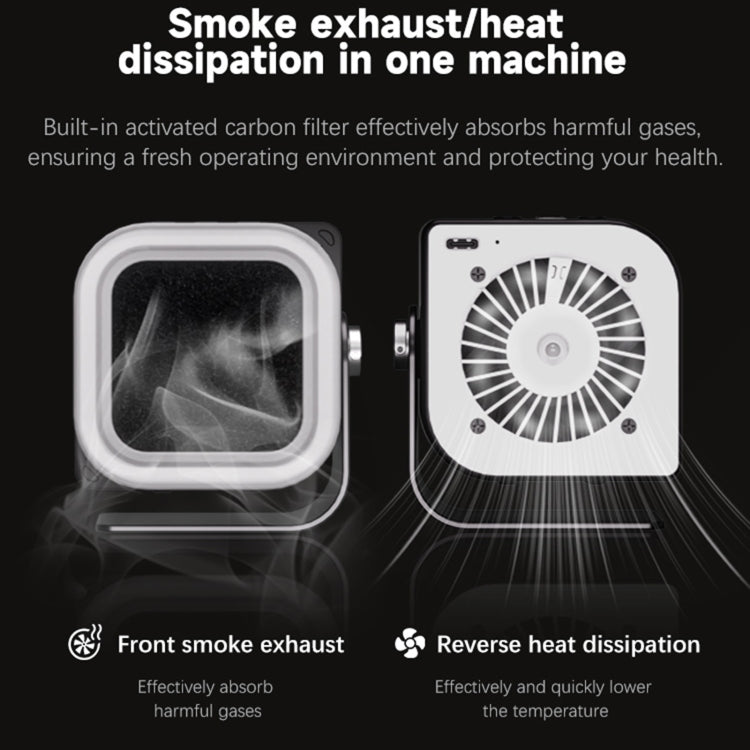 Ventilatore multifunzionale 3 in 1 TBK F001 per affumicatura