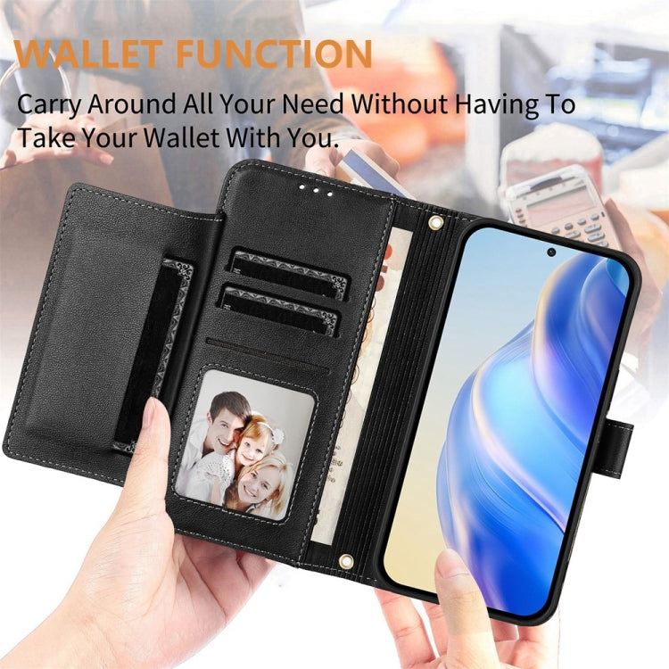 Portafoglio con cerniera e slot multi-carta per Samsung Galaxy A22 4G, A32 4G
