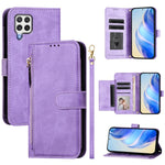 Portafoglio con cerniera e slot multi-carta per Samsung Galaxy A22 4G, A32 4G