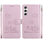 Custodia per telefono in pelle RFID con simpatici gatti, For Samsung Galaxy S26 5G, For Samsung Galaxy S25 FE 5G, For Samsung Galaxy S25 Edge 5G, For Samsung Galaxy S25 5G