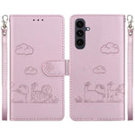 Custodia per telefono in pelle RFID con simpatici gatti, For Samsung Galaxy S26 5G, For Samsung Galaxy S25 FE 5G, For Samsung Galaxy S25 Edge 5G, For Samsung Galaxy S25 5G