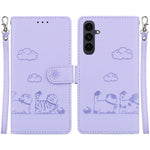 Custodia per telefono in pelle RFID con simpatici gatti, For Samsung Galaxy S26 5G, For Samsung Galaxy S25 FE 5G, For Samsung Galaxy S25 Edge 5G, For Samsung Galaxy S25 5G