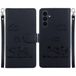 Custodia per telefono in pelle RFID con simpatici gatti, For Samsung Galaxy S26 5G, For Samsung Galaxy S25 FE 5G, For Samsung Galaxy S25 Edge 5G, For Samsung Galaxy S25 5G