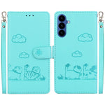 Custodia per telefono in pelle RFID con simpatici gatti, For Samsung Galaxy S26 5G, For Samsung Galaxy S25 FE 5G, For Samsung Galaxy S25 Edge 5G, For Samsung Galaxy S25 5G