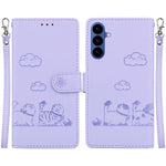 Custodia per telefono in pelle RFID con simpatici gatti, For Samsung Galaxy S26 5G, For Samsung Galaxy S25 FE 5G, For Samsung Galaxy S25 Edge 5G, For Samsung Galaxy S25 5G