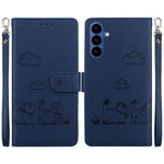Custodia per telefono in pelle RFID con simpatici gatti, For Samsung Galaxy S26 5G, For Samsung Galaxy S25 FE 5G, For Samsung Galaxy S25 Edge 5G, For Samsung Galaxy S25 5G