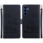 Custodia per telefono in pelle RFID con simpatici gatti, For Samsung Galaxy S26 5G, For Samsung Galaxy S25 FE 5G, For Samsung Galaxy S25 Edge 5G, For Samsung Galaxy S25 5G