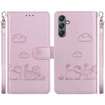 Custodia per telefono in pelle RFID con simpatici gatti, For Samsung Galaxy A56 5G, For Samsung Galaxy A26 5G, For Samsung Galaxy A16 5G, For Samsung Galaxy A55 5G