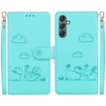 Custodia per telefono in pelle RFID con simpatici gatti, For Samsung Galaxy A56 5G, For Samsung Galaxy A26 5G, For Samsung Galaxy A16 5G, For Samsung Galaxy A55 5G
