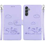 Custodia per telefono in pelle RFID con simpatici gatti, For Samsung Galaxy A56 5G, For Samsung Galaxy A26 5G, For Samsung Galaxy A16 5G, For Samsung Galaxy A55 5G