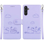 Custodia per telefono in pelle RFID con simpatici gatti, For Samsung Galaxy A56 5G, For Samsung Galaxy A26 5G, For Samsung Galaxy A16 5G, For Samsung Galaxy A55 5G