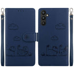Custodia per telefono in pelle RFID con simpatici gatti, For Samsung Galaxy A56 5G, For Samsung Galaxy A26 5G, For Samsung Galaxy A16 5G, For Samsung Galaxy A55 5G