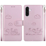 Custodia per telefono in pelle RFID con simpatici gatti, For Samsung Galaxy A56 5G, For Samsung Galaxy A26 5G, For Samsung Galaxy A16 5G, For Samsung Galaxy A55 5G