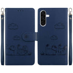 Custodia per telefono in pelle RFID con simpatici gatti, For Samsung Galaxy A56 5G, For Samsung Galaxy A26 5G, For Samsung Galaxy A16 5G, For Samsung Galaxy A55 5G
