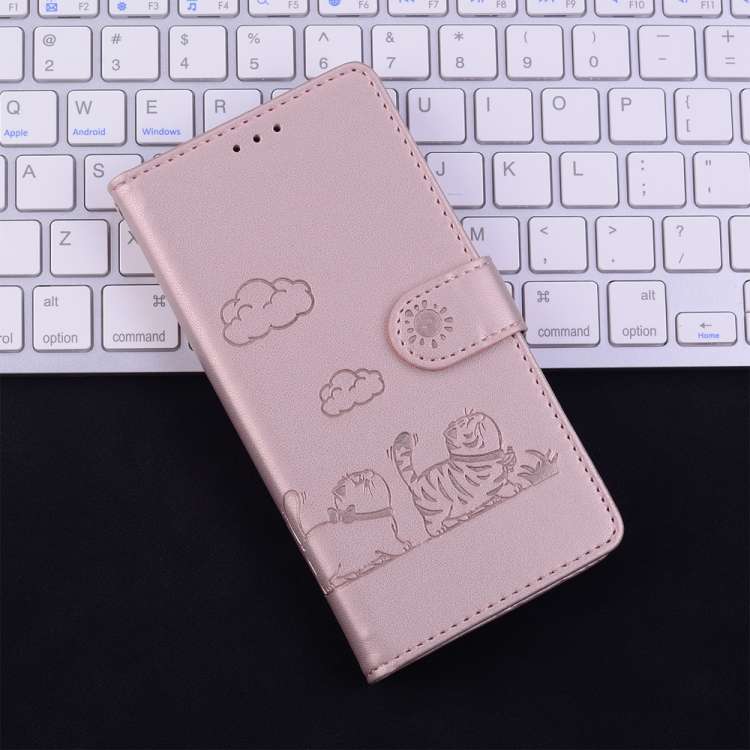 Custodia per telefono in pelle RFID con simpatici gatti, For Samsung Galaxy A56 5G, For Samsung Galaxy A26 5G, For Samsung Galaxy A16 5G, For Samsung Galaxy A55 5G