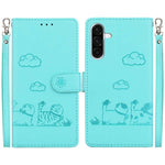 Custodia per telefono in pelle RFID con simpatici gatti, For Samsung Galaxy A56 5G, For Samsung Galaxy A26 5G, For Samsung Galaxy A16 5G, For Samsung Galaxy A55 5G