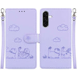 Custodia per telefono in pelle RFID con simpatici gatti, For Samsung Galaxy A56 5G, For Samsung Galaxy A26 5G, For Samsung Galaxy A16 5G, For Samsung Galaxy A55 5G