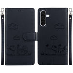 Custodia per telefono in pelle RFID con simpatici gatti, For Samsung Galaxy A56 5G, For Samsung Galaxy A26 5G, For Samsung Galaxy A16 5G, For Samsung Galaxy A55 5G
