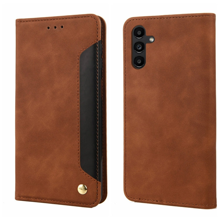 Custodia in pelle effetto pelle per Samsung Galaxy A36/56 5G, A16/A26 5G e A06